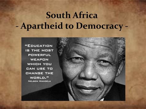  From Apartheid to Democracy: South Africa's Long Road to Freedom: A Triumphant Saga of Perseverance and Social Change?